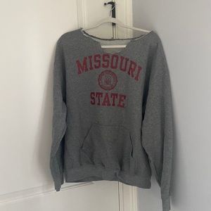 Missouri state sweatshirt. Size L, grey.